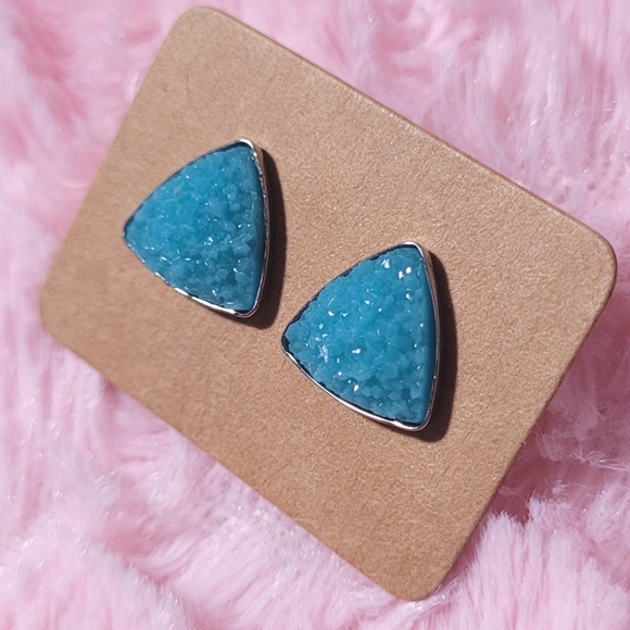 🍒3/$12🍒Faux Druzy Studs. New. 10mm. - Picture 5 of 9